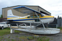 N1848R @ LHD - 1974 Cessna A185F, c/n: 18502563 at Lake Hood - by Terry Fletcher