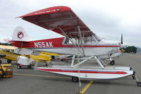 N55AK @ LHD - 2000 Aviat Aircraft Inc A-1B, c/n: 2129 Husky at Lake Hood - by Terry Fletcher
