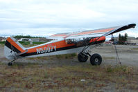 N5907Y @ LHD - 1966 Piper PA-18-150, c/n: 18-8414 at Lake Hood - by Terry Fletcher