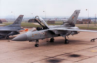 ZE292 @ EGDM - Tornado F.3, callsign Tornado 2, of 229 Operational Conversion Unit at RAF Coningsby on the flight-line at the 1990 Boscombe Down Battle of Britain 50th Anniversary Airshow. - by Peter Nicholson