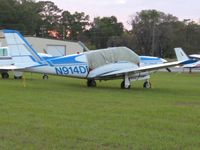 N914DP @ ZPH - Tied down in the grass at Zephyrhills, Florida - by Bob Simmermon