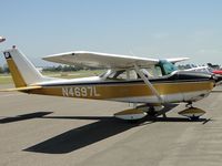N4697L @ POC - Parked for display - by Helicopterfriend