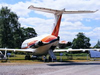 G-ASYD @ EGLB - G-ASYD made its final (5,043rd) landing at Brooklands on 14th July 1994. - by Chris Hall