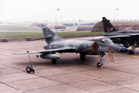 15 @ EGDM - Super Etendard, callsign FMN 171, of French Aeronavale's 17 Flotille on the flight-line at the 1990 Boscombe Down Battle of Britain 50th Anniversary Airshow. - by Peter Nicholson