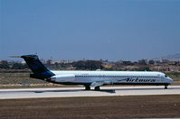 G-HCRP @ LMML - MD83 G-HCRP belonging to Airtours International at LMML on 4-6-91 - by raymond