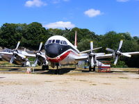 G-APEP @ EGLB - Built at Brooklands in 1961, This is the only complete example of the 44 Vickers Vanguard airliners produced - by Chris Hall