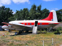 WF372 @ EGLB - Vickers Varsity T.1 preserved at the Brooklands Museum - by Chris Hall