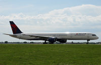 N587NW @ KMSP - While visiting the Minnesota Air Guard Museum, this beauty came right toward me, as if she were asking to be photographed.  Good thing I had a wide-angle lens to capture the length of this bird. - by Daniel L. Berek