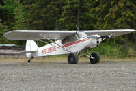 N83508 - Piper PA-18-150, c/n: 18-7709054 by the roadside on K-Beach Road Soldotna AK - by Terry Fletcher