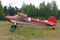 N3452C @ 7L8 - 1954 Cessna 170B, c/n: 26495 at Mackey Lake landstrip - by Terry Fletcher