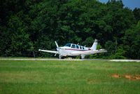N4489S @ KUZA - Beech Bonanza taxiing onto runway 20 - by Connor Shepard