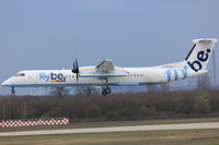 G-ECOA @ EDDL - flybe, De Havilland Canada DHC-8-402Q Dash 8, CN: 4180 - by Air-Micha