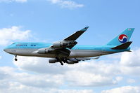 HL7402 @ EGLL - Korean Air - by Chris Hall