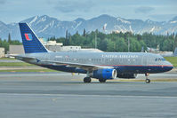 N850UA @ PANC - 2002 Airbus A319-131, c/n: 1653 of United at Anchorage