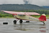N43143 @ PAWD - 1946 Taylorcraft BC12-D, c/n: 6802 at Seward - by Terry Fletcher