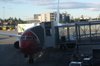 LN-NON @ ENGM - LN-NON on Gate A41 the plane I took from Oslo-Gardermoen (OSL) to Budapest Ferihegy 1 (BUD), a plane with Winlets, and with Anders Celcius on the tail...Boeing 737-800:) - by Samuel Gombos