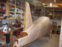 N3057K - Fuselage ready for paint.