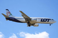 SP-LLK @ EGLL - LOT Charters - by Chris Hall