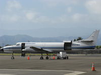 N421MA @ OXR - 1986 Fairchild SA227-AC METRO III, two Garrett Airesearch TPE331 turboprops, 1,100 shp each, trimmable horizontal stabilizer, unloaded, refueling, Experimental class - by Doug Robertson