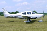 G-JONT @ EGTB - Cirrus SR22 visitor to AeroExpo 2010 - by Terry Fletcher