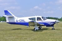G-CRIL @ EGTB - 1976 Rockwell International Corporation ROCKWELL COMMANDER 112B, c/n: 521 visitor at AeroExpo 2010 - by Terry Fletcher