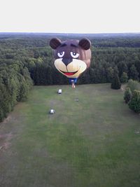 N820SB - Newest Sugar Bear (2) Hot Air Balloon. First flight North of Battle Creek, MI Airport. - by Tyler Jaques