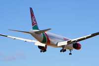 5Y-KQS @ EGLL - Kenya Airways - by Chris Hall