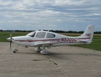 N5000C @ KAXN - Cirrus SR22 on the ramp. - by Kreg Anderson