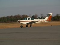 N2491C @ GWW - Taxing back to homebase hangar @ Goldsboro-Wayne after touch-n-go flight practice - by George Zimmerman