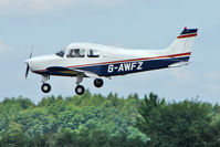 G-AWFZ @ EGTB - 1968 Beech BEECH 19A, c/n: MB-323 visitor to AeroExpo 2010 - by Terry Fletcher