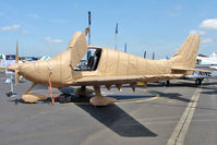 N771SR @ EGTB - Unusual way to present 2007 Cirrus Design Corp SR22, c/n: 2771 - wrapped as a 'Parcel' presented at AeroExpo 2010