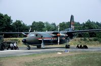 C-5 @ EHDL - In 1988 the Dutch Air Forces celebrated its 75th anniversary at Deelen AB. For 5 days the base was open for the public. The crew of the F-27 display is resting after yet another performance. - by Joop de Groot