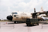 1212 @ EGDM - C-130H Hercules, callsign Uniforce 1212, of the United Emirates Air Force on display at the 1990 Boscombe Down Battle of Britain 50th Anniversary Airshow. - by Peter Nicholson