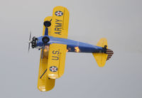 N49739 @ KSTC - PERFORMING AT GREAT MINNESOTA AIR SHOW, NOTE THE RAW FUEL BURNING ALONG THE SIDE OF THE AIRCRAFT - by Todd Royer