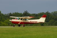 N5475K @ KEOK - Take-off roll, RY 14 - by Glenn E. Chatfield
