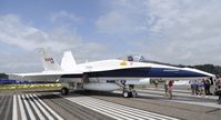N850NA @ KSTC - NASA F/A-18