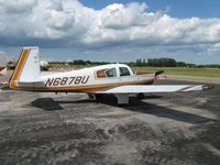 N6878U @ KCFE - Mooney M20C on the line. - by Kreg Anderson