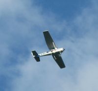 N7572B @ KCFE - Cessna 152 flying over Buffalo, MN. - by Kreg Anderson