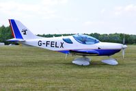 G-FELX @ EGTB - Sportscruiser visitor to AeroExpo 2010 - by Terry Fletcher