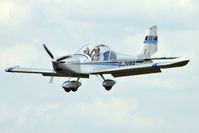 G-JVBP @ EGTB - EV-97 Eurostar visitor to AeroExpo 2010 - by Terry Fletcher