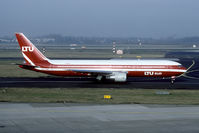 D-AMUN @ EDDL - old LTU subsompany - by Joop de Groot