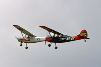 N67243 @ KEOK - Forming with N5209G - by Glenn E. Chatfield
