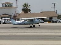 N8612J @ CCB - Touching down on runway 24 just at Maniac Mike's Cafe - by Helicopterfriend