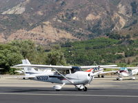 N830SP @ SZP - 2001 Cessna 172S SKYHAWK SP, Lycoming IO-360-L2A 180 Hp, landing roll Rwy 22 - by Doug Robertson