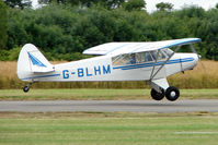 G-BLHM @ EGBM - 1953 Piper PIPER L18C (MODIFIED), c/n: 18-3120 at Tatenhill Fly-In - by Terry Fletcher