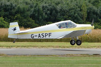 G-ASPF @ EGBM - 1955 Societe Wassmer JODEL D120, c/n: 02 at Tatenhill Fly-In - by Terry Fletcher