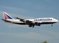 VP-BGU @ LEBL - Landing rwy 25R - by Shunn311