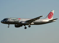 OE-LEF @ LEBL - Landing rwy 25R - by Shunn311