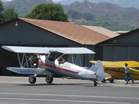 N65124 - 1943 Boeing Stearman A75N1 'Spirit of OPEC', P&W R-985 Wasp Jr. (by Jacobs) 450 Hp upgrade, square wingtips, Restr. Exp. class, stopped to debrief - by Doug Robertson