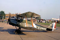 EM726 - DH.82A Tiger Moth II on display in military markings at the 1978 Bassingbourn Airshow. - by Peter Nicholson